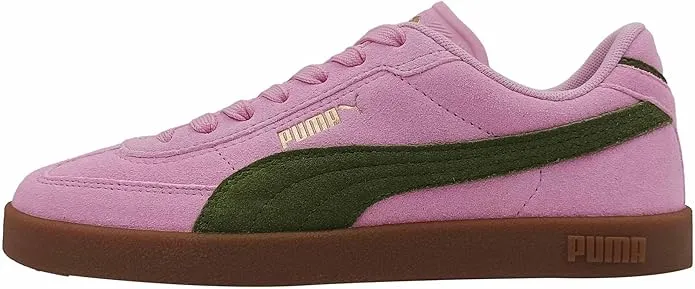 Puma Club II Era - Tenis Unisex de Ante, Rosa Brillante Verde Oliva, 43 EU