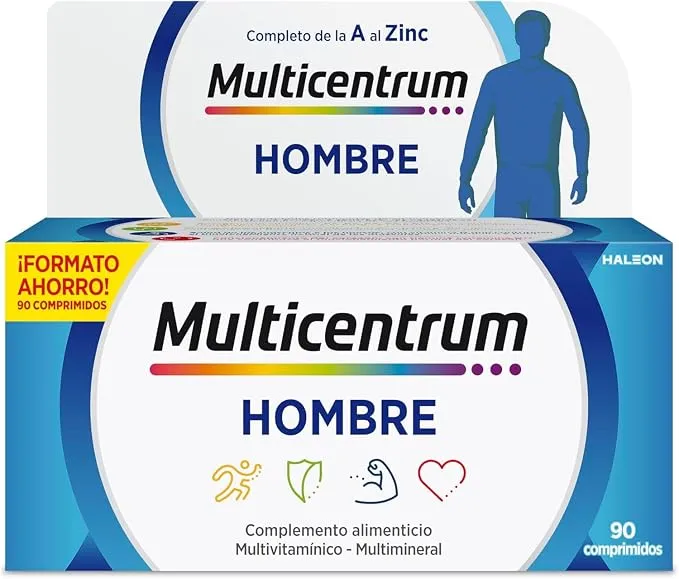 Multicentrum Hombre Multivitamínico - 90 Comprimidos