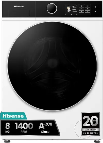 Hisense WF5I8043BWF Lavadora 8 kg