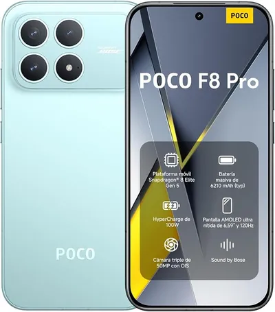 Xiaomi POCO F8 Pro Smartphone 12+512GB Azul Hypercharge 100W