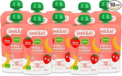 Pack de 10 pouch de frutas Smileat