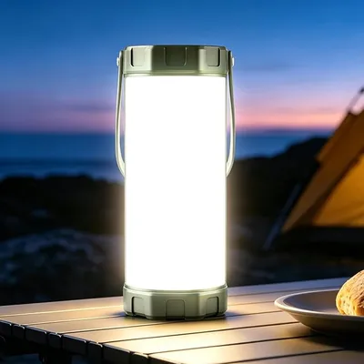 Lámpara de Camping LED Glocusent 106 con Batería 5000 mAh y 80h de Autonomía