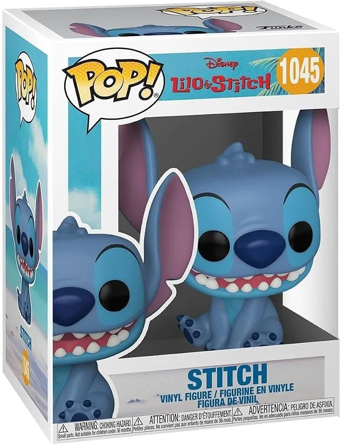 Figura Coleccionable Funko Pop Disney Lilo & Stitch Smiling Seated Stitch