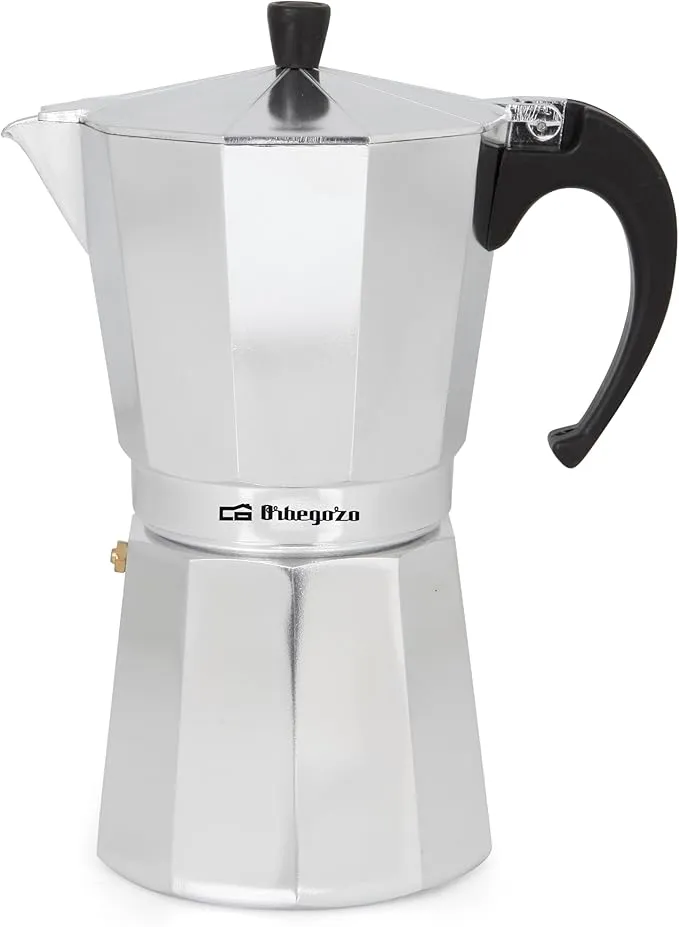 Cafetera Italiana Orbegozo KF 600 - 6 Tazas, Plata
