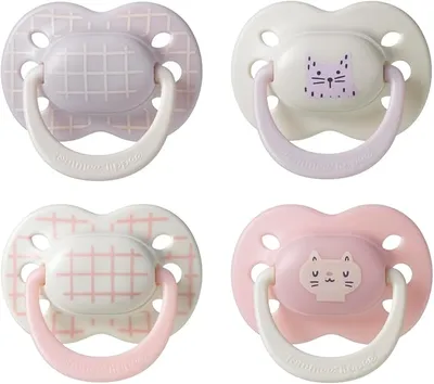 Tommee Tippee Chupete Ultimate Fit, 0-6 meses, Pack de 4