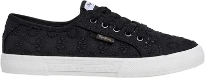 Zapatillas Pepe Jeans Brady Cute W para Mujer con Bordados y Suela Bicolor