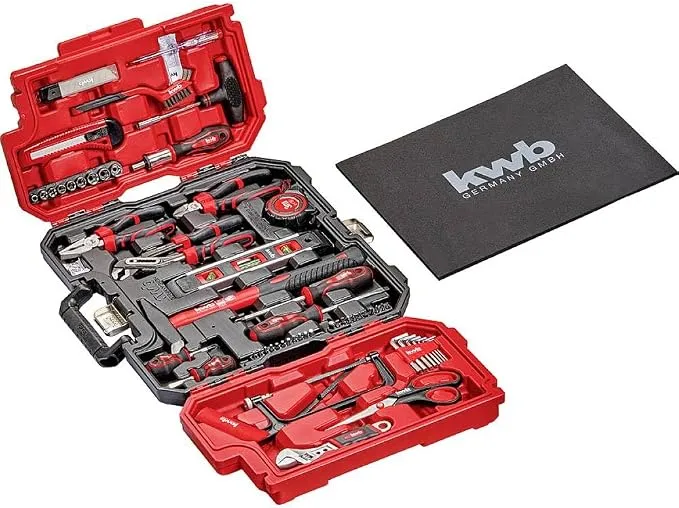 Caja de Herramientas KWB 70 Piezas con Maletín Resistente
