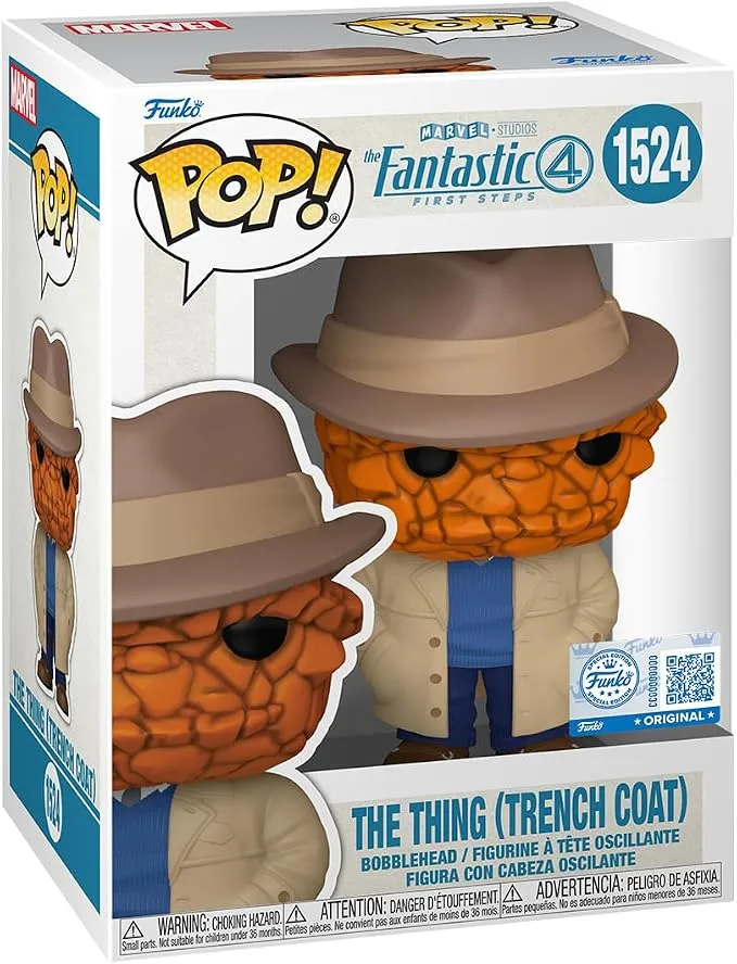 Funko Pop! Marvel: The Thing Trench Coat - Exclusiva Amazon