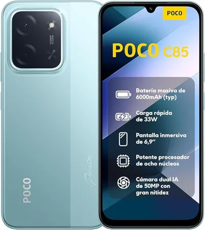 XIAOMI POCO C85 - Smartphone de 8+256GB