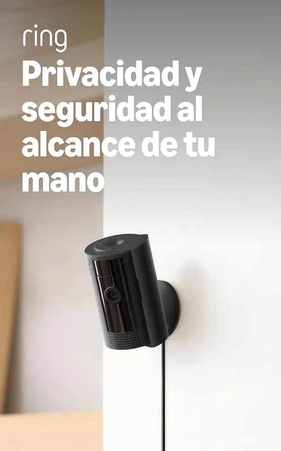Ring Cámara Interior (2ª Gen) - Vigilancia WiFi HD para Mascotas con Comunicación Bidireccional