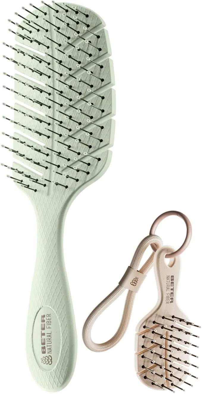 Cepillo de pelo desenredante antitirones + Charm Mini