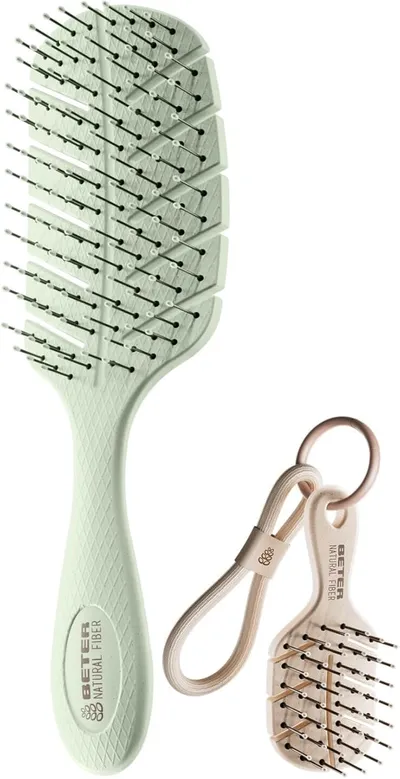 Cepillo de pelo desenredante antitirones + Charm Mini