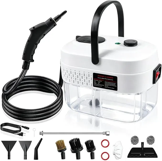 Vaporeta Limpieza Hogar 2500W con Vapor a 100°C y Calentamiento Rápido