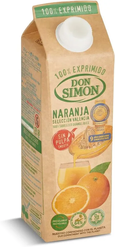 Don Simon Zumo Naranja sin Pulpa, 1L