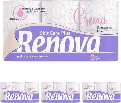 Renova Skin Care Plus - 24 rollos de papel higiénico
