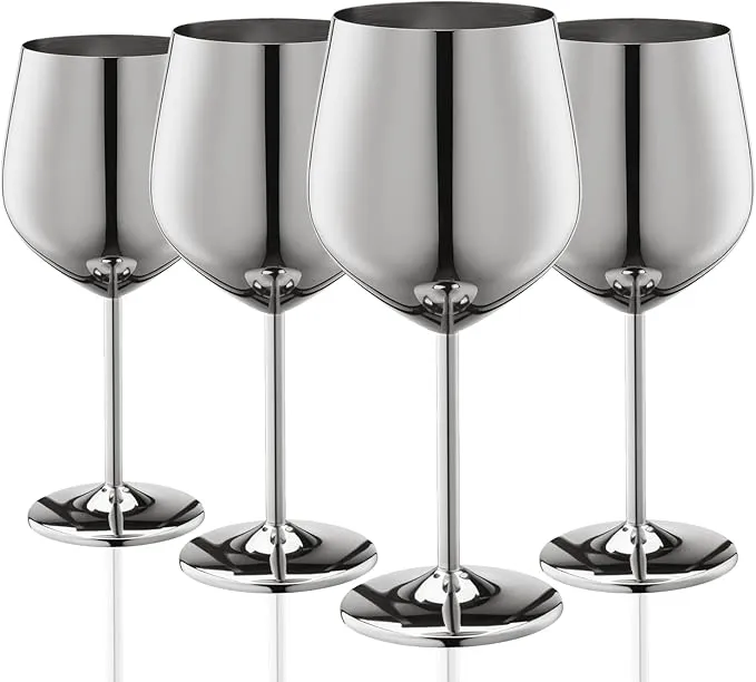 Copas de Vino WOTOR 540ml de Acero Inoxidable