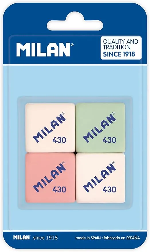 Goma de borrar Milan 430 blister