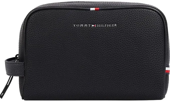 Neceser Tommy Hilfiger Essential Negro en Piel Sintética