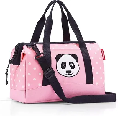 Reisenthel IQ3072 Allrounder XS Kids Panda Dots Pink Bag Unisex