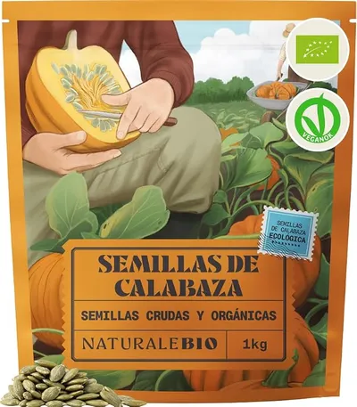 NaturaleBio Semillas de Calabaza 1kg
