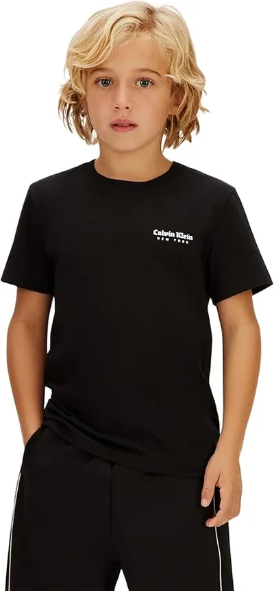 Calvin Klein Minimal Logo S/S T-Shirt Ib0ib02608 Camiseta S/S Niños (Pack de 1)