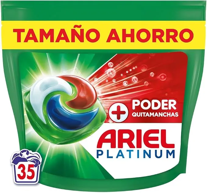 Ariel PODs Platinum Detergente para Lavadora (36 Cápsulas)