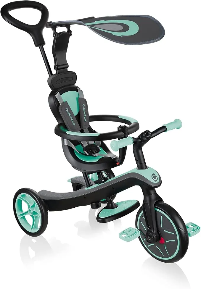 Triciclo Infantil Globber Explorer Trike 4 en 1 Verde