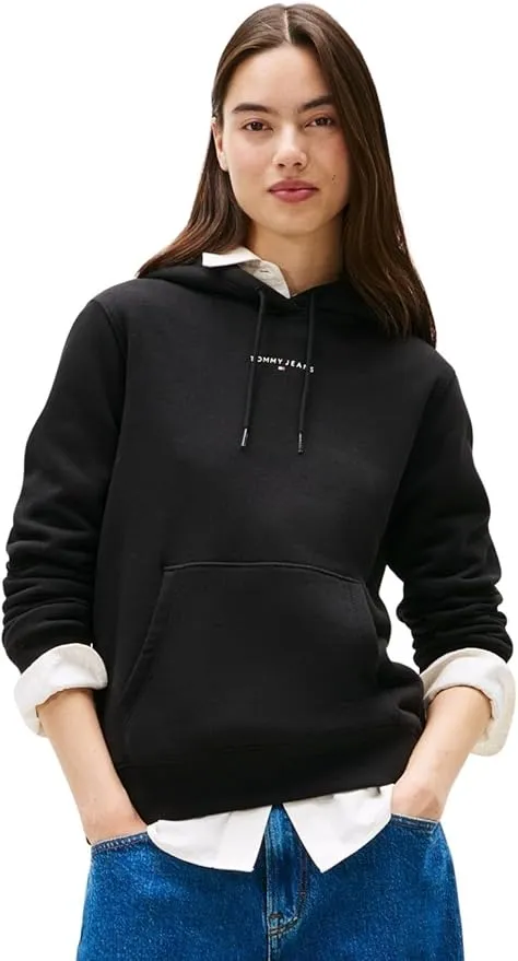 Tommy Jeans Sudadera Mujer Linear con Capucha