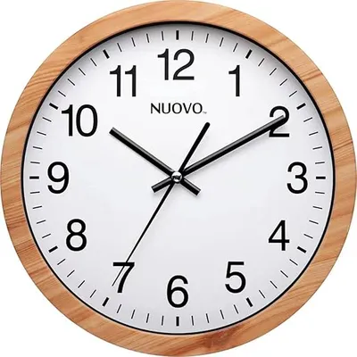 Reloj Silencioso Retro de Madera