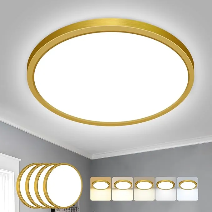 Pack 4 Plafones LED Redondos Ultra Finos con Cambio de Color