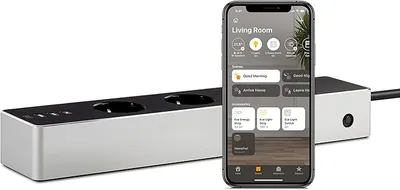 Regleta 3 + 3 USB Eve Energy Strip compatible Homekit