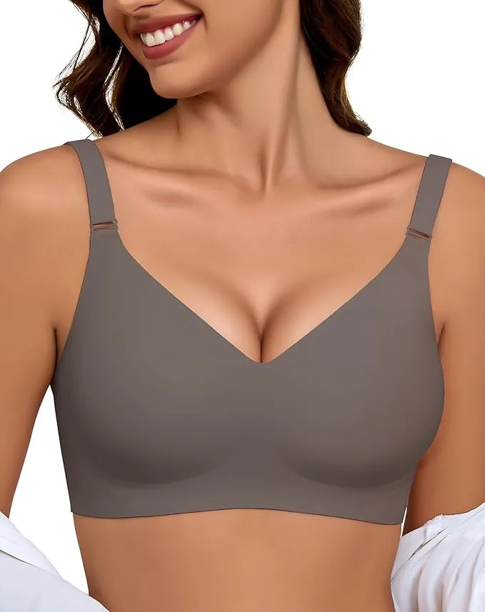 Sujetador sin Aros Mujer Cómodo Bralette sin Costuras