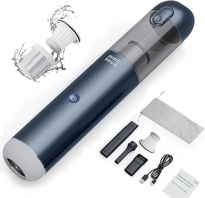 Minthouz Aspiradora de Mano 17000Pa/120W Aspirador de Coche Portátil