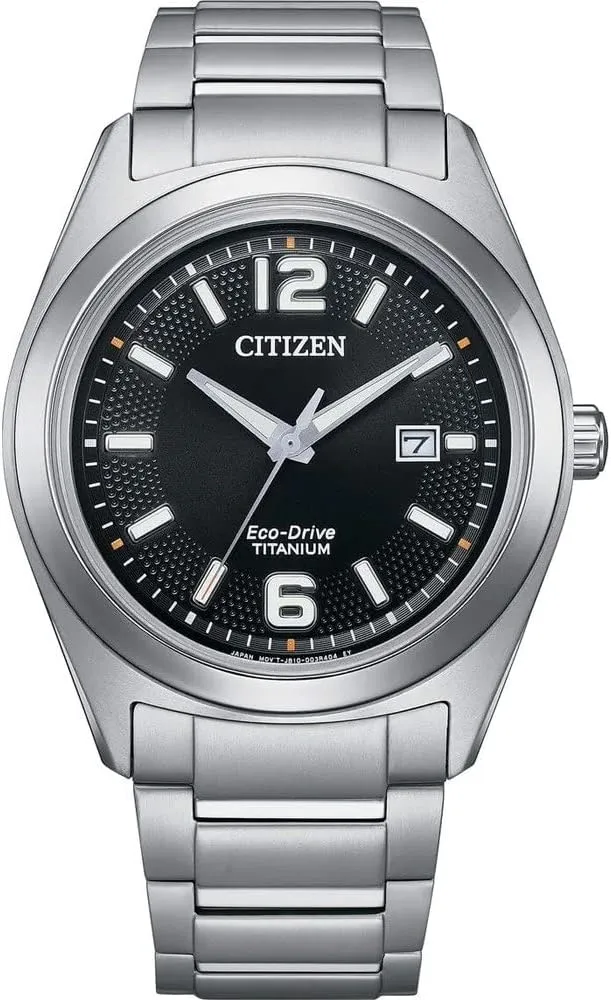 Reloj Citizen Eco-Drive Hombre Titanio Analógico, Calendario, Luminiscente