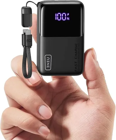 Batería Externa INIU 10000mAh Ultra Mini 45W Carga Rápida