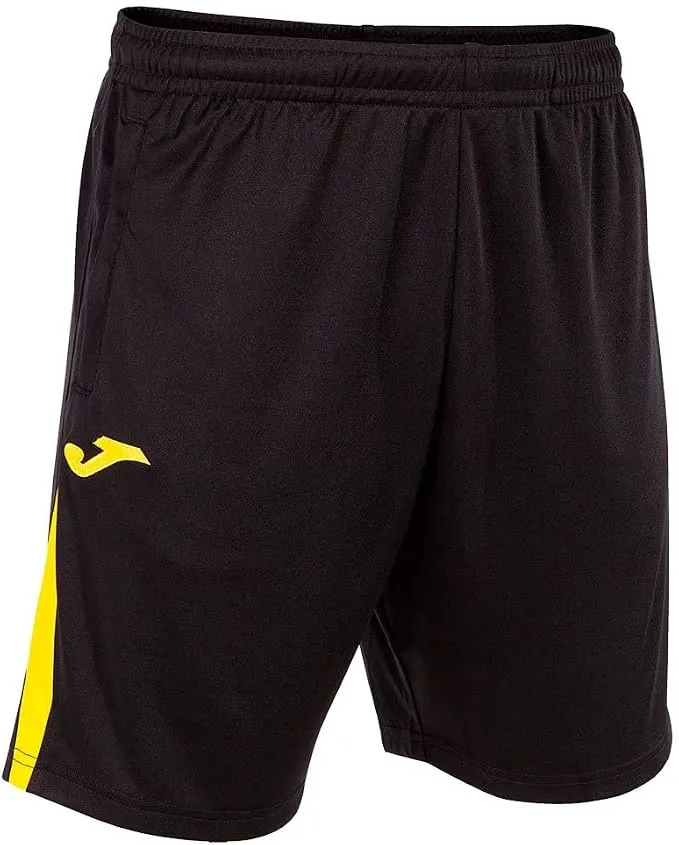 Bermudas Joma Championship VII Negro Amarillo