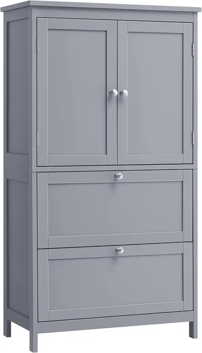 VASAGLE Mueble de Baño con 2 Cajones y 2 Puertas