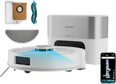 Robot aspirador y fregasuelos Cecotec Conga Y60 Pearl