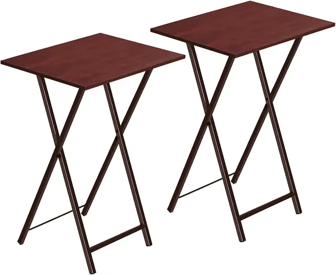 Mesa Auxiliar Plegable Hoobro para Sofá o Portátil