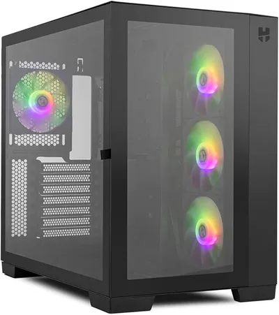 NOX Xtreme Products Hummer Astra – Semitorre ATX/Micro ATX con Cristal Templado