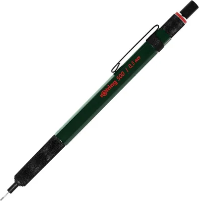 Portaminas Rotring 500, Mina 0.5mm, Cuerpo Verde