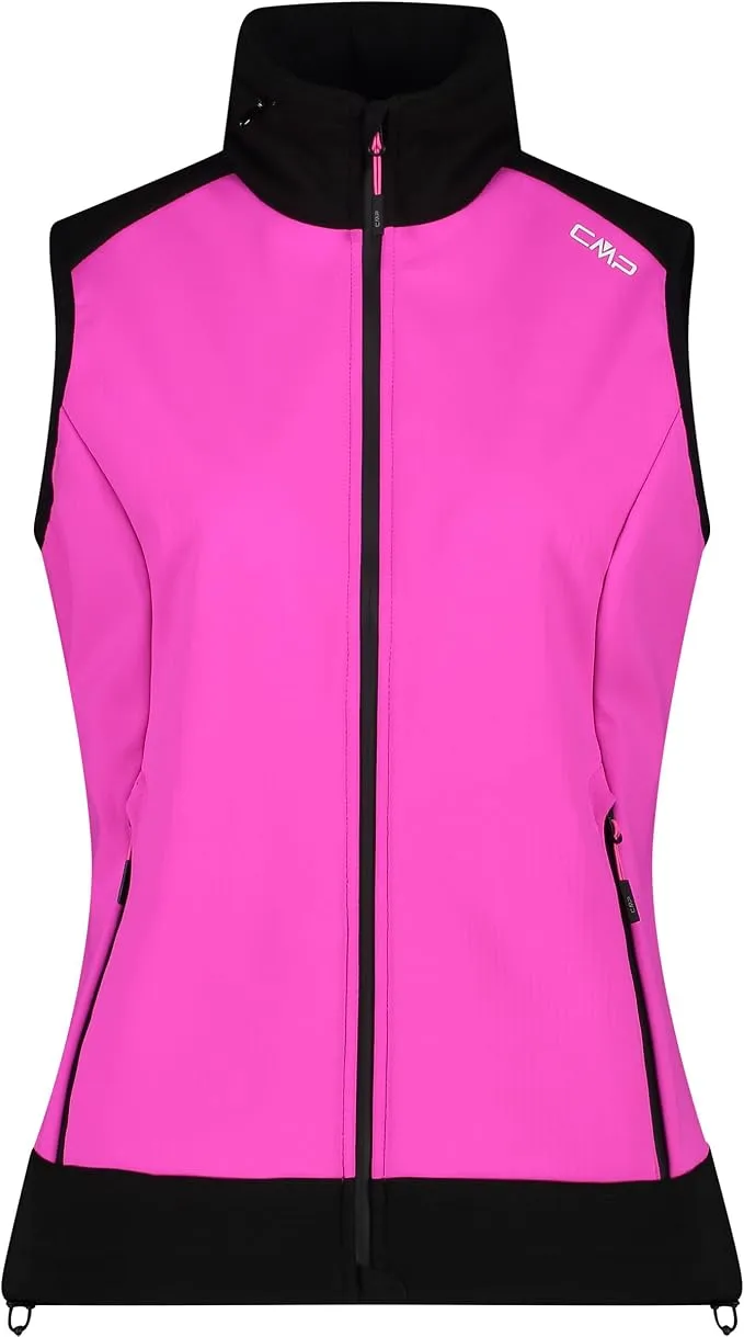 Chaleco CMP de Mujer con Capucha Fija en Softshell (Pack de 1)