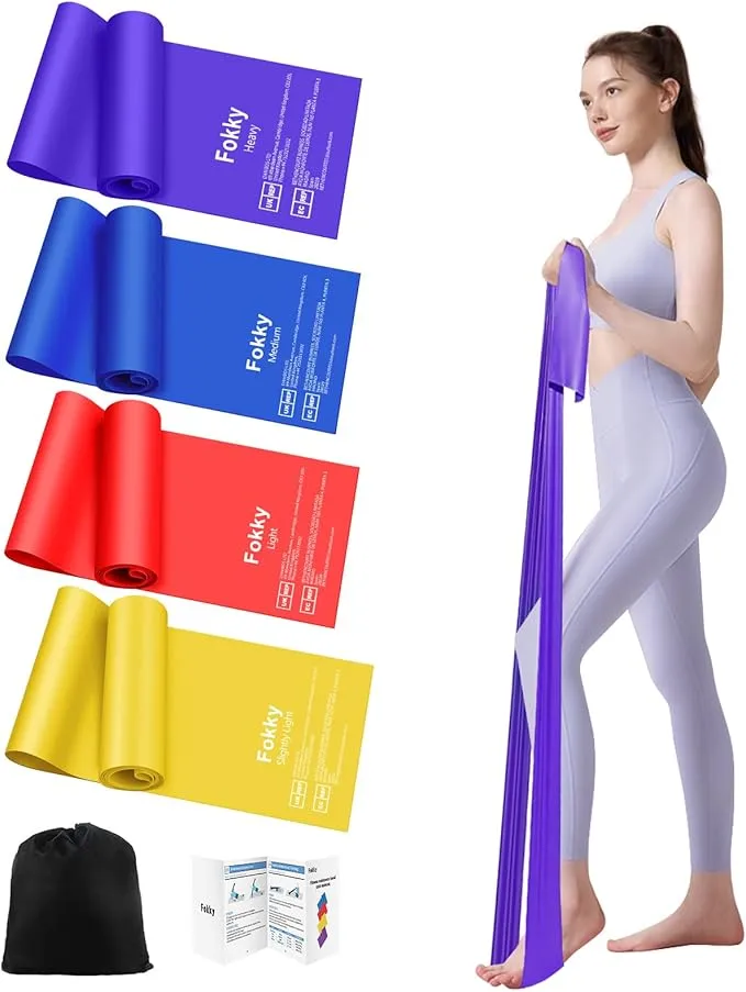 Set 4 Gomas Elásticas Fokky para Fitness y Entrenamiento