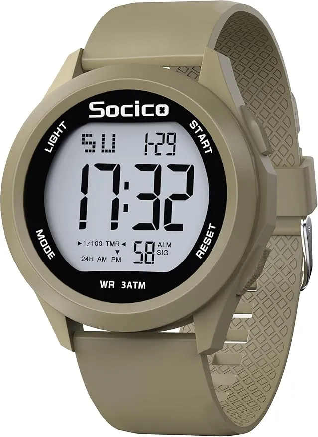 SOCICO Reloj Digital para Hombre