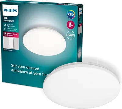 Philips Izso Plafón LED de Techo 24W Regulable en Temperatura de Color