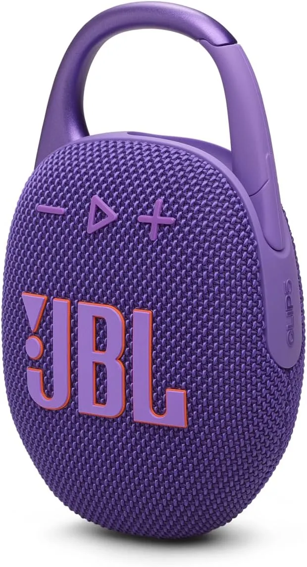 JBL Clip 5 - Altavoz Inalámbrico Portátil Resistente al Agua y Polvo IP67