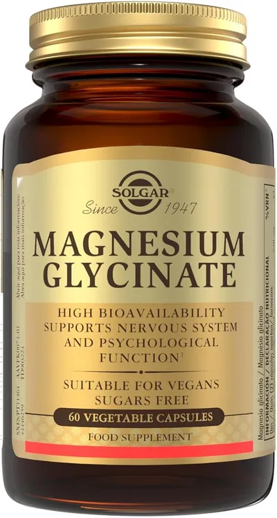 Solgar Magnesio Bisglicinato 240 mg - 60 Cápsulas de Alta Absorción