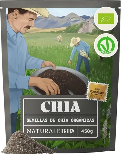 NaturaleBio Semillas de ChÃa 450g