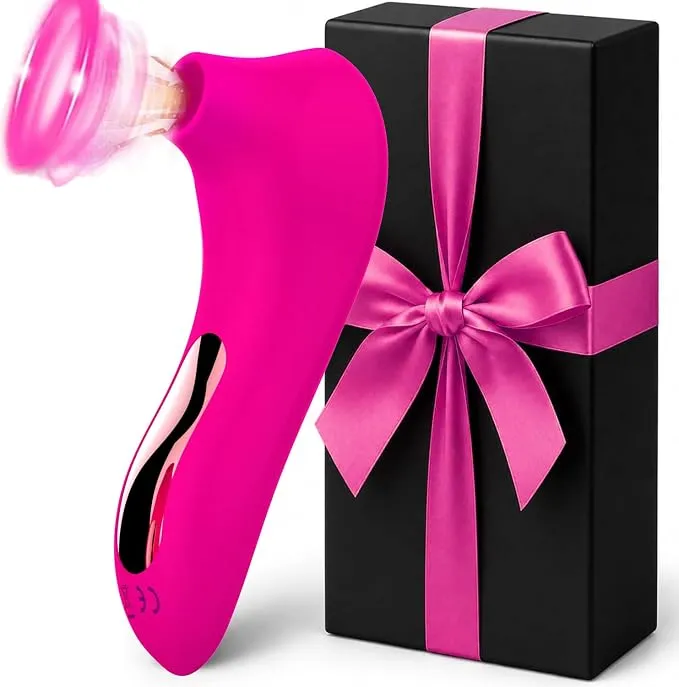 Vibrador succionador de clítoris con 10 modos