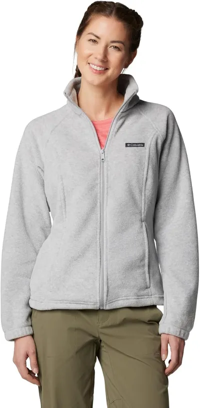 Columbia Mujer Chaqueta polar con cremallera, Benton Springs